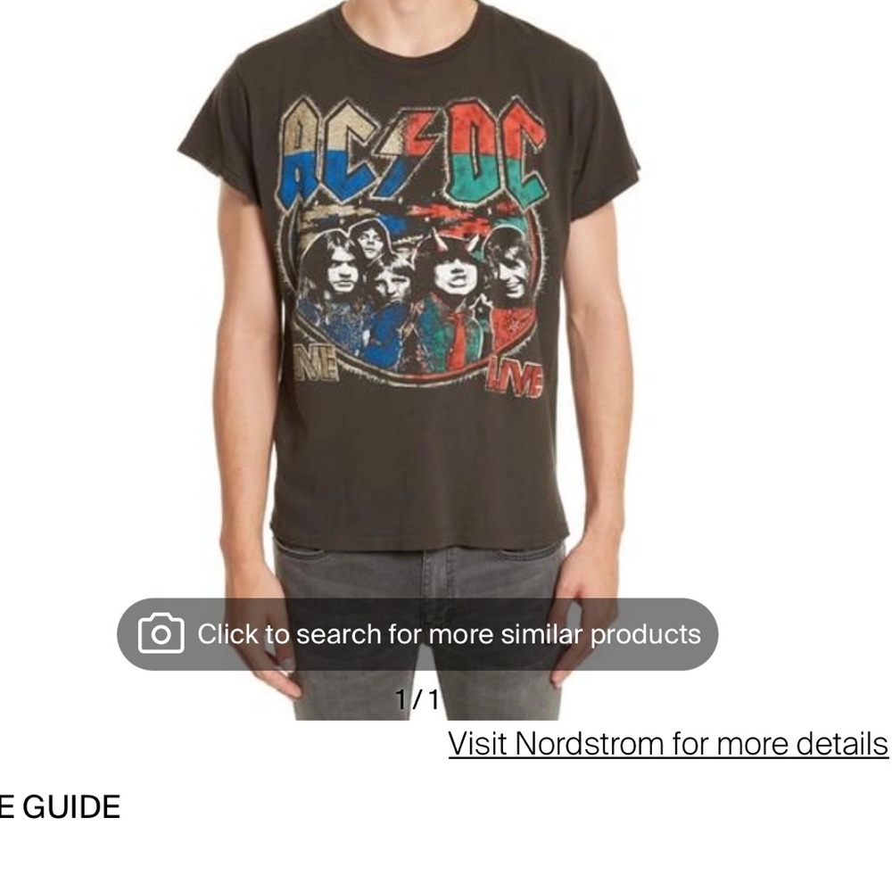 MadeWorn Kids Graphic Band Tee - Black and Red